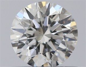 Picture of Natural Diamond 0.50 Carats, Round with Excellent Cut, I Color, VS1 Clarity and Certified by GIA
