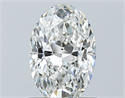 Natural Diamond 0.90 Carats, Oval with  Cut, G Color, SI1 Clarity and Certified by GIA