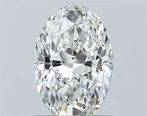Picture of Natural Diamond 0.90 Carats, Oval with  Cut, G Color, SI1 Clarity and Certified by GIA