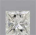 Natural Diamond 1.01 Carats, Princess with  Cut, K Color, I1 Clarity and Certified by GIA
