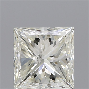 Picture of Natural Diamond 1.01 Carats, Princess with  Cut, K Color, I1 Clarity and Certified by GIA