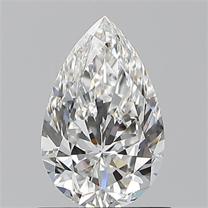 Foto Diamante Natural 0.90 quilates, De pera , Color E, claridad IF y certificado GIA de