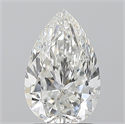 Natural Diamond 1.70 Carats, Pear with  Cut, G Color, SI2 Clarity and Certified by GIA