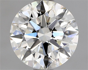 Picture of Natural Diamond 1.05 Carats, Round with Excellent Cut, J Color, VVS1 Clarity and Certified by GIA