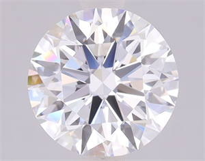 Picture of Lab Grown Diamond 2.04 Carats, Round with Ideal Cut, E Color, IF Clarity and Certified by IGI