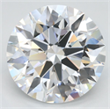 Lab Grown Diamond 4.18 Carats, Round with Excellent Cut, D Color, IF Clarity and Certified by GIA