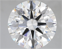Lab Grown Diamond 5.07 Carats, Round with Ideal Cut, E Color, VVS1 Clarity and Certified by IGI