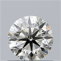 Diamante Natural 0.71 quilates, Redondo , Color K, claridad SI2 y certificado GIA