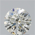 Natural Diamond 0.80 Carats, Round with Excellent Cut, K Color, VS2 Clarity and Certified by GIA