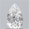 Diamante Natural 0.64 quilates, De pera , Color E, claridad VVS1 y certificado GIA