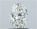 Diamante Natural 0.70 quilates, Ovalado , Color H, claridad VVS2 y certificado GIA