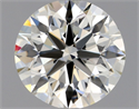 Natural Diamond 0.70 Carats, Round with Very Good Cut, K Color, VVS2 Clarity and Certified by GIA
