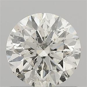 Picture of Natural Diamond 0.70 Carats, Round with Excellent Cut, I Color, I1 Clarity and Certified by GIA