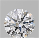 Natural Diamond 0.70 Carats, Round with Excellent Cut, F Color, IF Clarity and Certified by GIA
