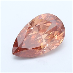 Picture of Lab Grown Diamond 2.30 Carats, Pear with  Cut, Fancy Vivid Pink Color, VS1 Clarity and Certified by IGI