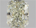 Natural Diamond 1.70 Carats, Radiant with  Cut, N Color, SI1 Clarity and Certified by GIA