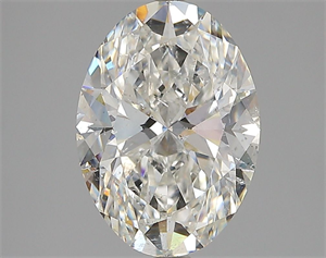 Foto Diamante Natural 3.03 quilates, Ovalado , Color H, claridad SI2 y certificado GIA de