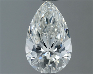 Picture of Natural Diamond 0.51 Carats, Pear with  Cut, H Color, SI2 Clarity and Certified by GIA