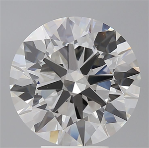 Picture of Lab Grown Diamond 5.56 Carats, Round with Ideal Cut, F Color, VVS2 Clarity and Certified by IGI