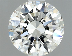 Picture of Natural Diamond 0.70 Carats, Round with Excellent Cut, H Color, SI2 Clarity and Certified by GIA