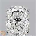 Natural Diamond 0.51 Carats, Radiant with  Cut, G Color, VVS2 Clarity and Certified by GIA