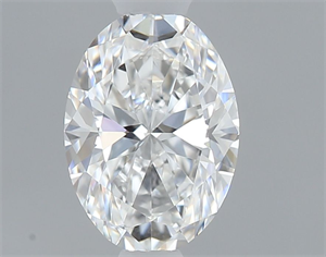 Picture of Natural Diamond 0.61 Carats, Oval with  Cut, F Color, VVS2 Clarity and Certified by GIA