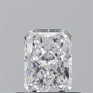 Picture of Natural Diamond 0.53 Carats, Radiant with  Cut, D Color, IF Clarity and Certified by GIA