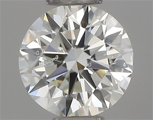 Picture of Natural Diamond 0.40 Carats, Round with Excellent Cut, I Color, SI2 Clarity and Certified by IGI