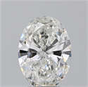 Natural Diamond 2.01 Carats, Oval with  Cut, G Color, VS2 Clarity and Certified by GIA
