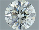 Diamante Natural 0.59 quilates, Redondo , Color I, claridad VVS1 y certificado IGI