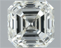 Natural Diamond 1.00 Carats, Asscher with  Cut, H Color, VS2 Clarity and Certified by IGI