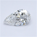 Diamante Natural 0.94 quilates, De pera , Color D, claridad SI2 y certificado GIA