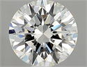 Natural Diamond 0.90 Carats, Round with Excellent Cut, I Color, VS1 Clarity and Certified by GIA