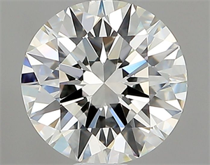 Picture of Natural Diamond 0.90 Carats, Round with Excellent Cut, I Color, VS1 Clarity and Certified by GIA