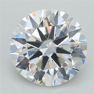 Picture of Lab Grown Diamond 6.25 Carats, Round with Excellent Cut, D Color, VVS1 Clarity and Certified by GIA