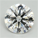 Lab Grown Diamond 3.43 Carats, Round with Ideal Cut, F Color, VVS2 Clarity and Certified by IGI