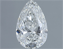 Diamante Natural 0.41 quilates, De pera , Color G, claridad SI1 y certificado GIA