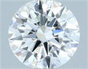 Natural Diamond 0.50 Carats, Round with Excellent Cut, D Color, IF Clarity and Certified by IGI