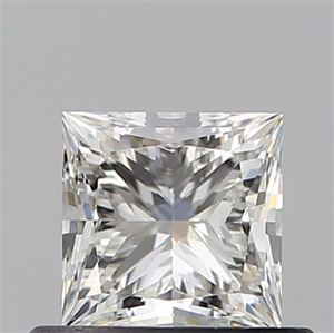 Picture of Natural Diamond 0.60 Carats, Princess with  Cut, I Color, VVS1 Clarity and Certified by GIA