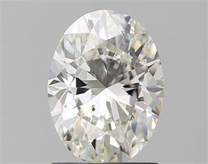 Picture of Natural Diamond 1.50 Carats, Oval with  Cut, J Color, SI2 Clarity and Certified by GIA