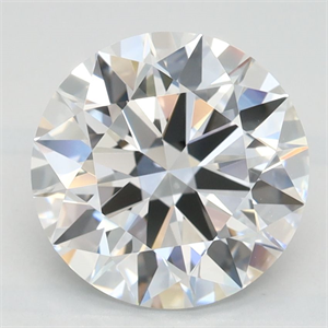 Picture of Lab Grown Diamond 2.23 Carats, Round with Excellent Cut, D Color, IF Clarity and Certified by GIA