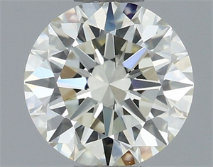 Picture of Natural Diamond 0.60 Carats, Round with Excellent Cut, L Color, VVS1 Clarity and Certified by IGI