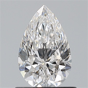 Picture of Natural Diamond 0.75 Carats, Pear with  Cut, F Color, VVS1 Clarity and Certified by GIA