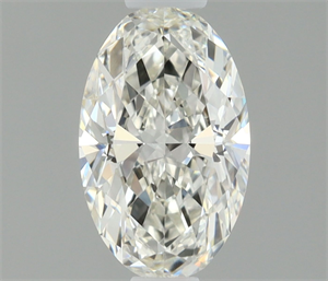 Picture of Natural Diamond 0.53 Carats, Oval with  Cut, H Color, VVS1 Clarity and Certified by IGI