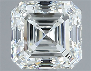 Picture of Natural Diamond 1.50 Carats, Asscher with  Cut, H Color, VS1 Clarity and Certified by GIA