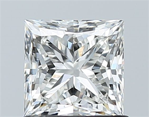 Foto Diamante Natural 1.03 quilates, Princesa , Color G, claridad VVS2 y certificado GIA de