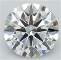 Lab Grown Diamond 5.62 Carats, Round with Ideal Cut, F Color, VS2 Clarity and Certified by IGI