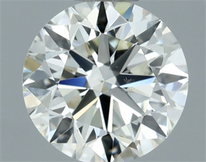 Picture of Natural Diamond 0.70 Carats, Round with Very Good Cut, I Color, VS2 Clarity and Certified by IGI