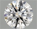 Lab Grown Diamond 1.46 Carats, Round with Ideal Cut, E Color, VVS2 Clarity and Certified by IGI