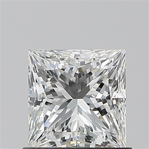 Picture of Natural Diamond 0.90 Carats, Princess with  Cut, G Color, VS1 Clarity and Certified by GIA